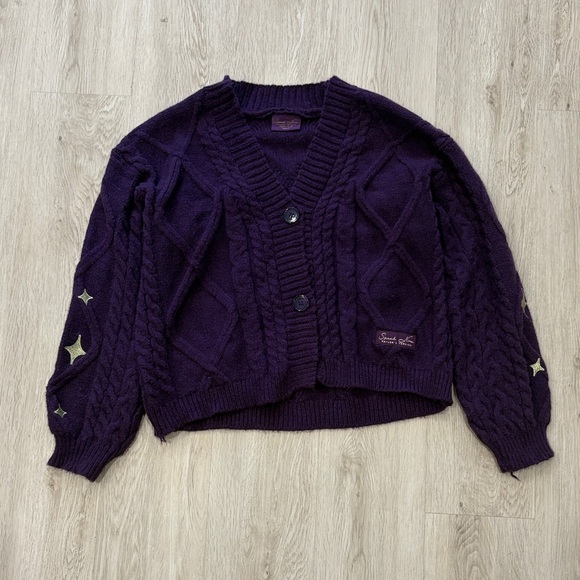 Taylor Swift Sweaters - Taylor Swift Speak Now (Taylor’s Version) Official Purple Cardigan